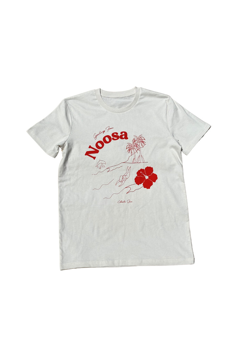 Organic Cotton Noosa Tourist Tee - Red