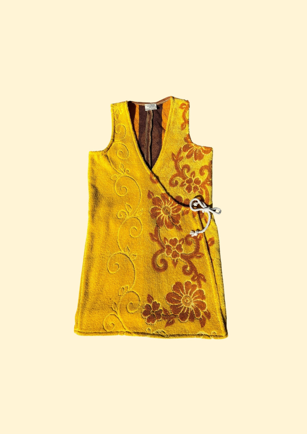 Towel Wrap Dress - Mustard Garden