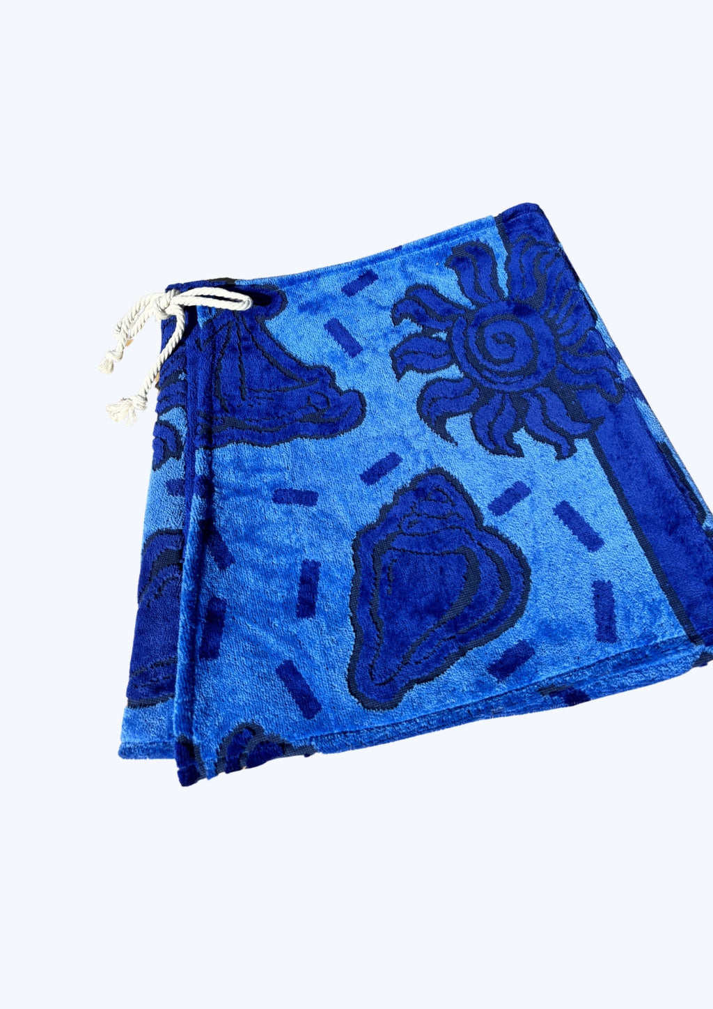 Towel Wrap Skirt - Blue Lagoon