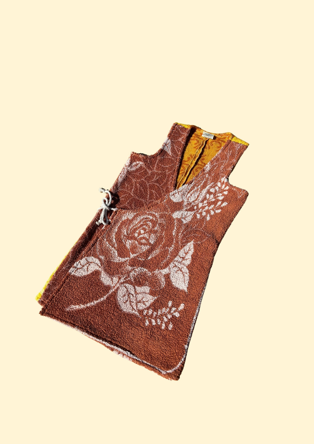 Towel Wrap Dress - Chocolate Rose