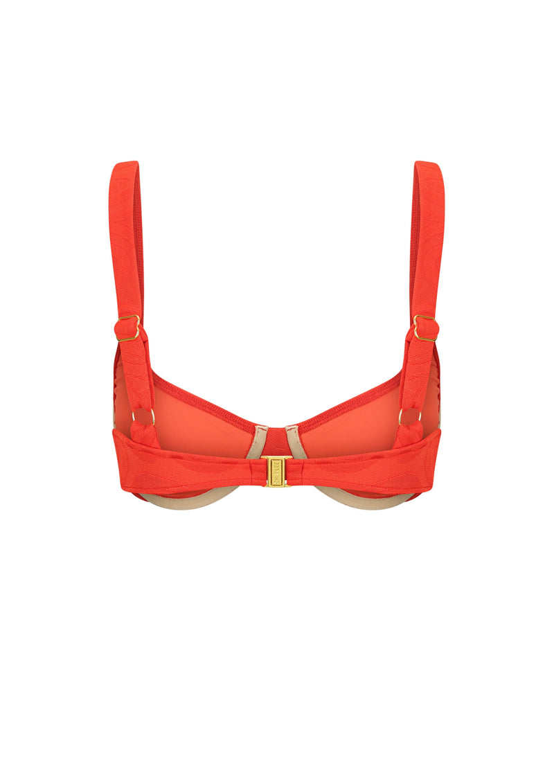 Ursula Underwire Top - Chilli