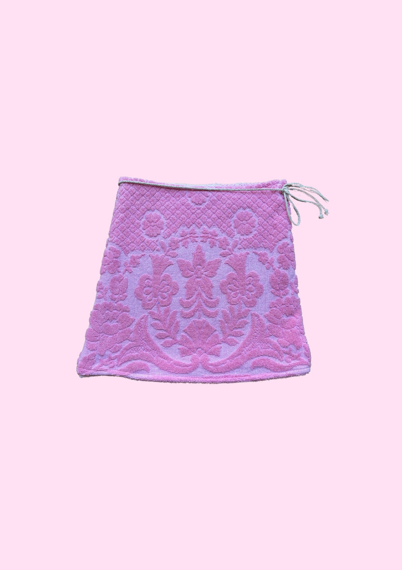 Towel Wrap Skirt - Pink Rose